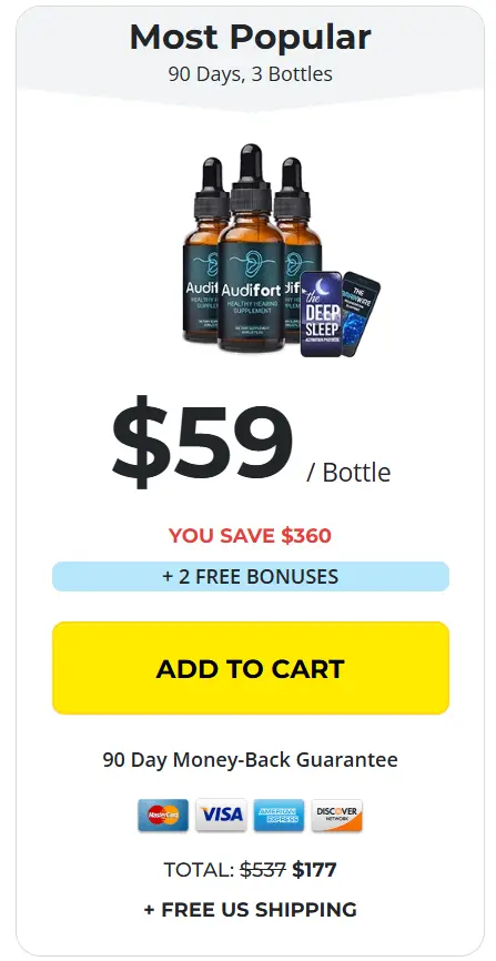 Audifort 3bottle price