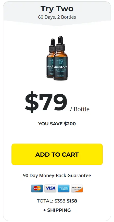 Audifort 2 bottle price